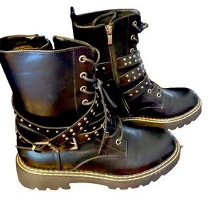 New High Fashion Combat Boots